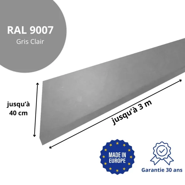 Habillage de rive Gris Clair brillant - 2