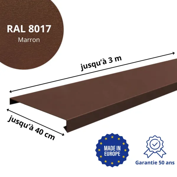 Couvertine Marron mat - 2