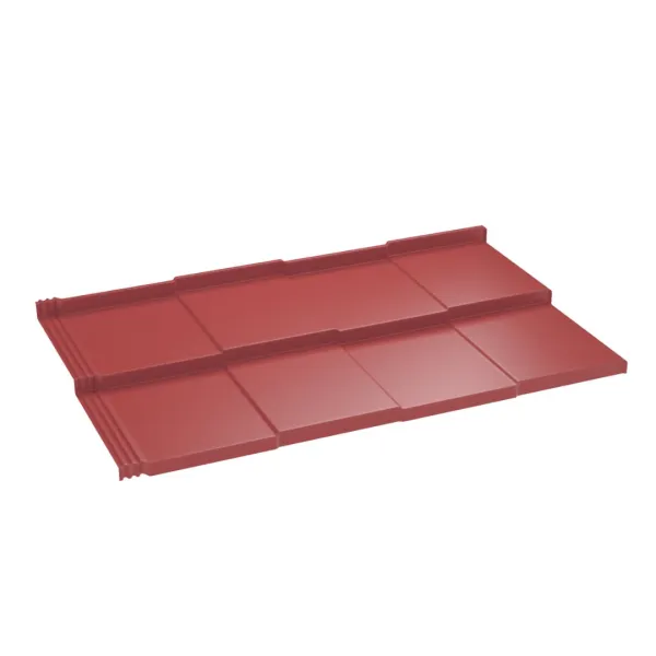 Tôle imitation ardoise Savanna Rouge mat - 4
