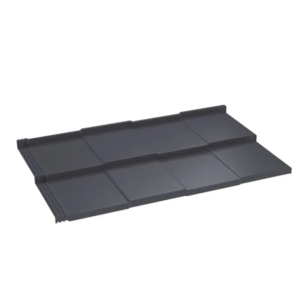Tôle imitation ardoise Savanna Gris Graphite mat - 4