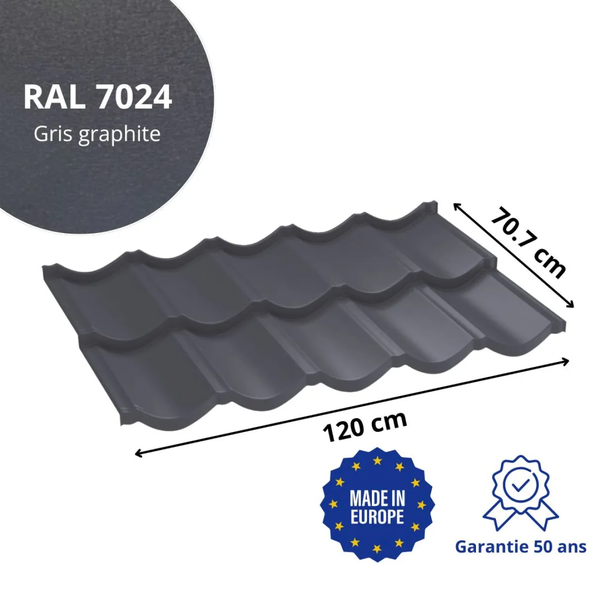 Scandinavia Gris Graphite mat