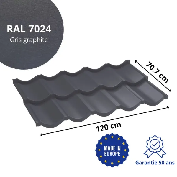 Scandinavia Gris Graphite mat - 2