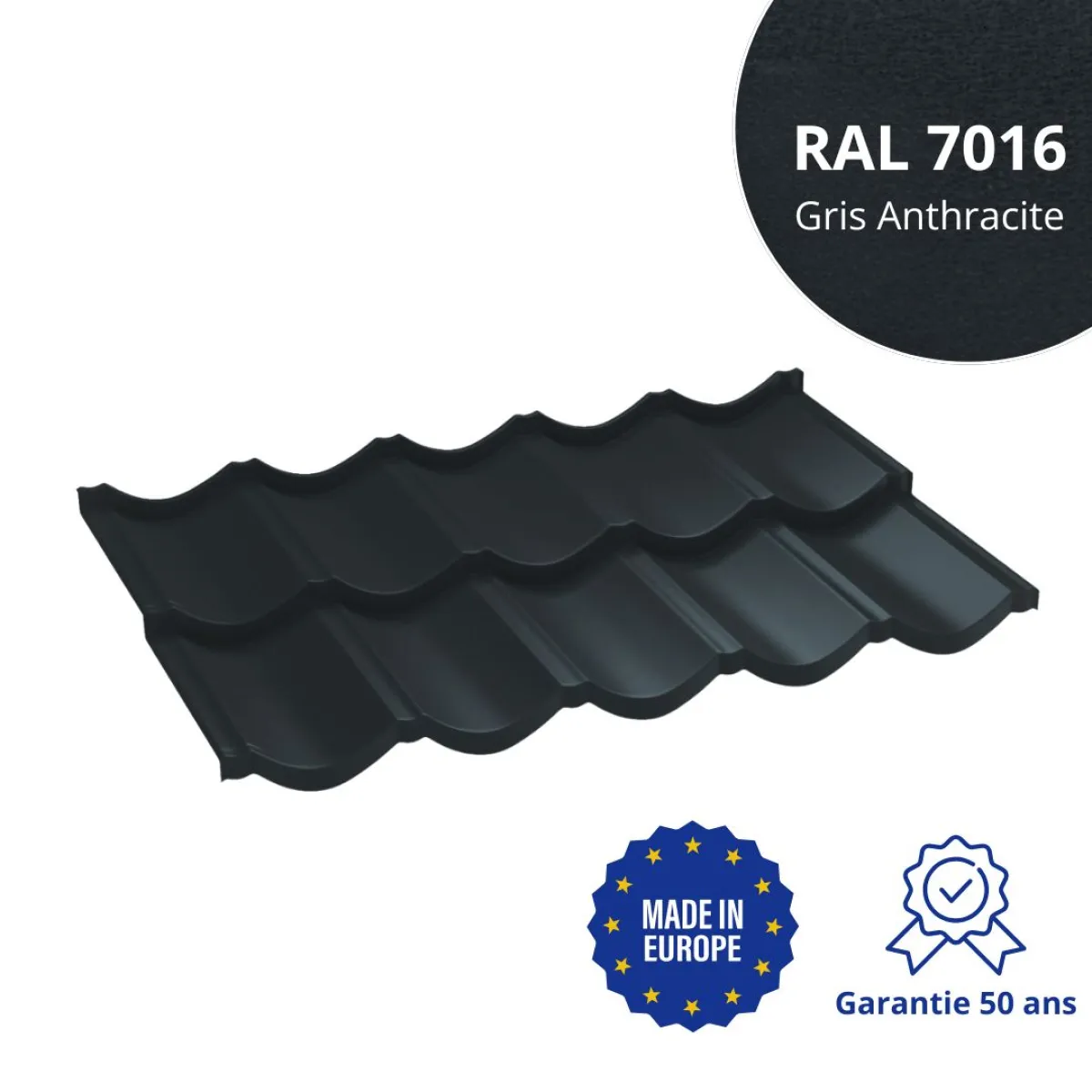 Scandinavia Gris Anthracite mat