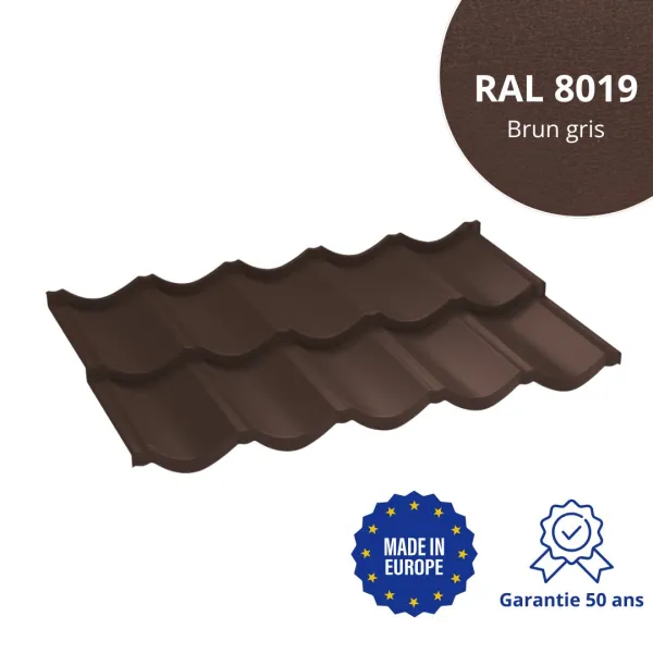 Scandinavia Brun Gris mat - 1