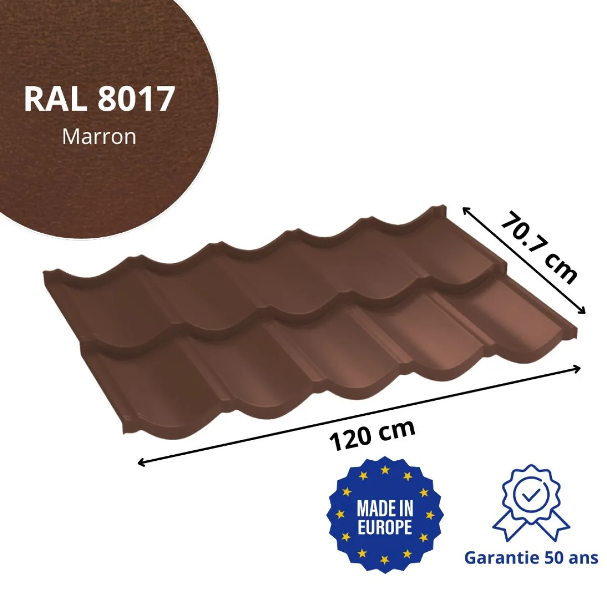 Scandinavia Marron mat