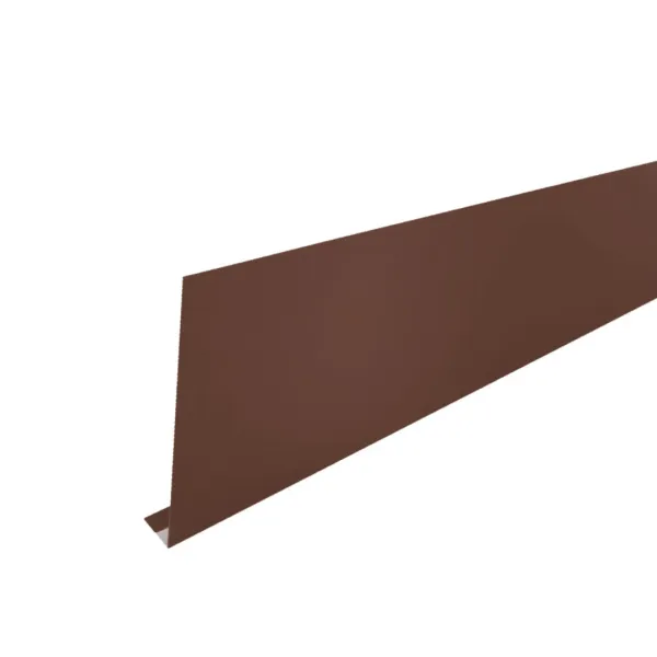 Habillage de gouttière Marron mat - 4