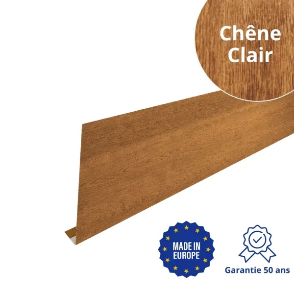 Habillage de gouttière Chêne Clair 3D - 1