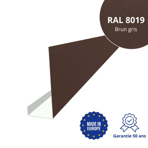 Habillage de bandeau Brun Gris mat - 1
