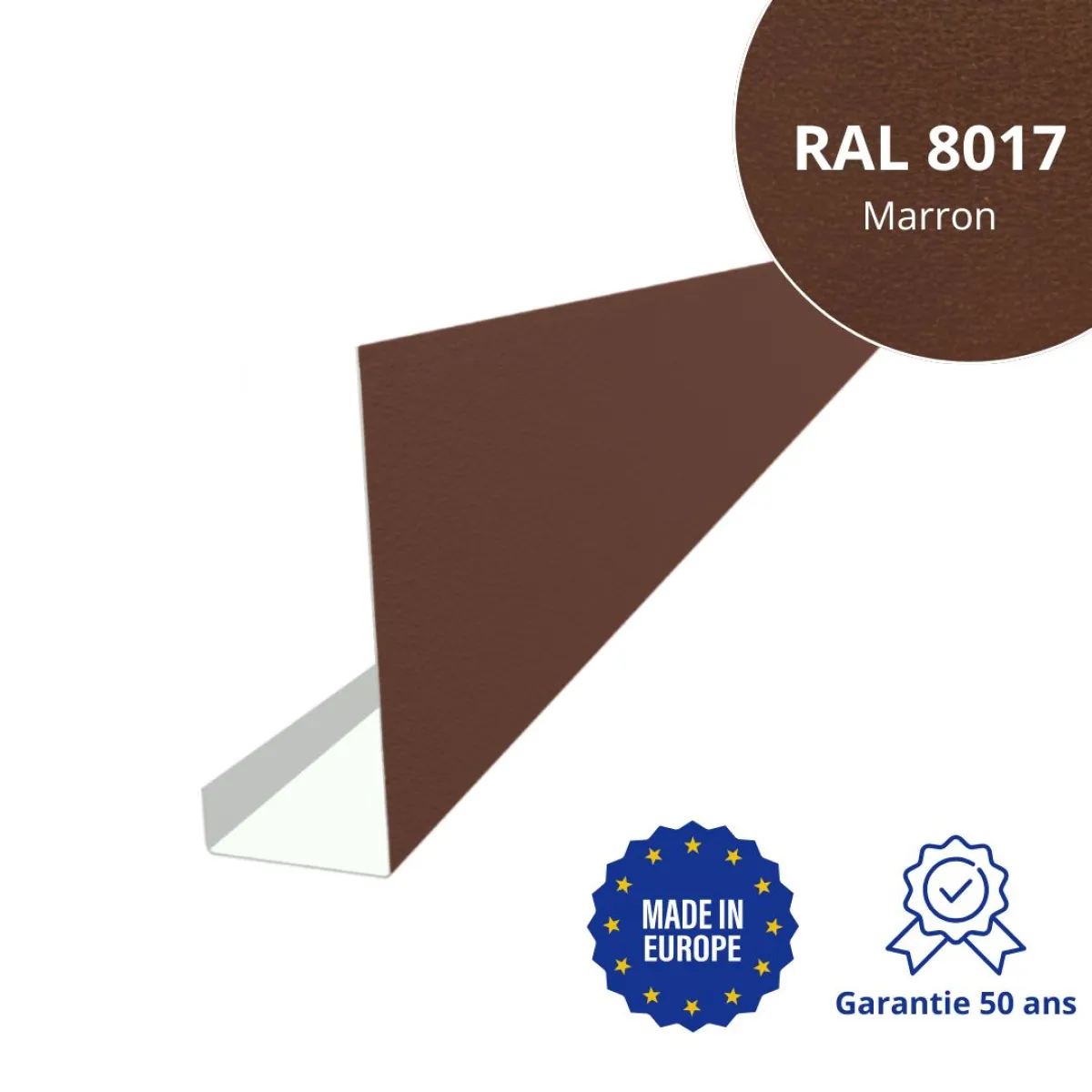 Habillage de bandeau Marron mat