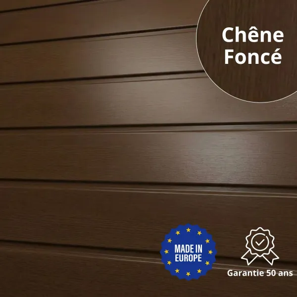 Tôle de Bardage Vario Chêne Foncé - 1