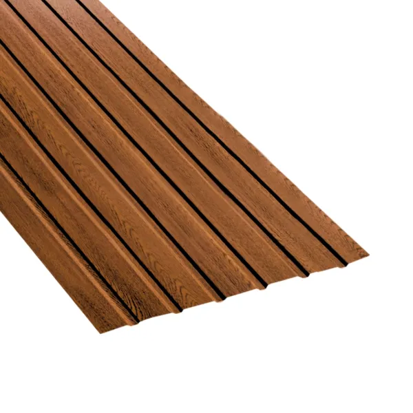 Tôle de Bardage Vario Chêne Doré 3D - 28