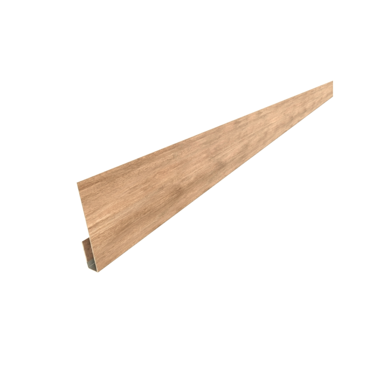 Profil d'angle J-Type finition Chêne Blanchi 3D