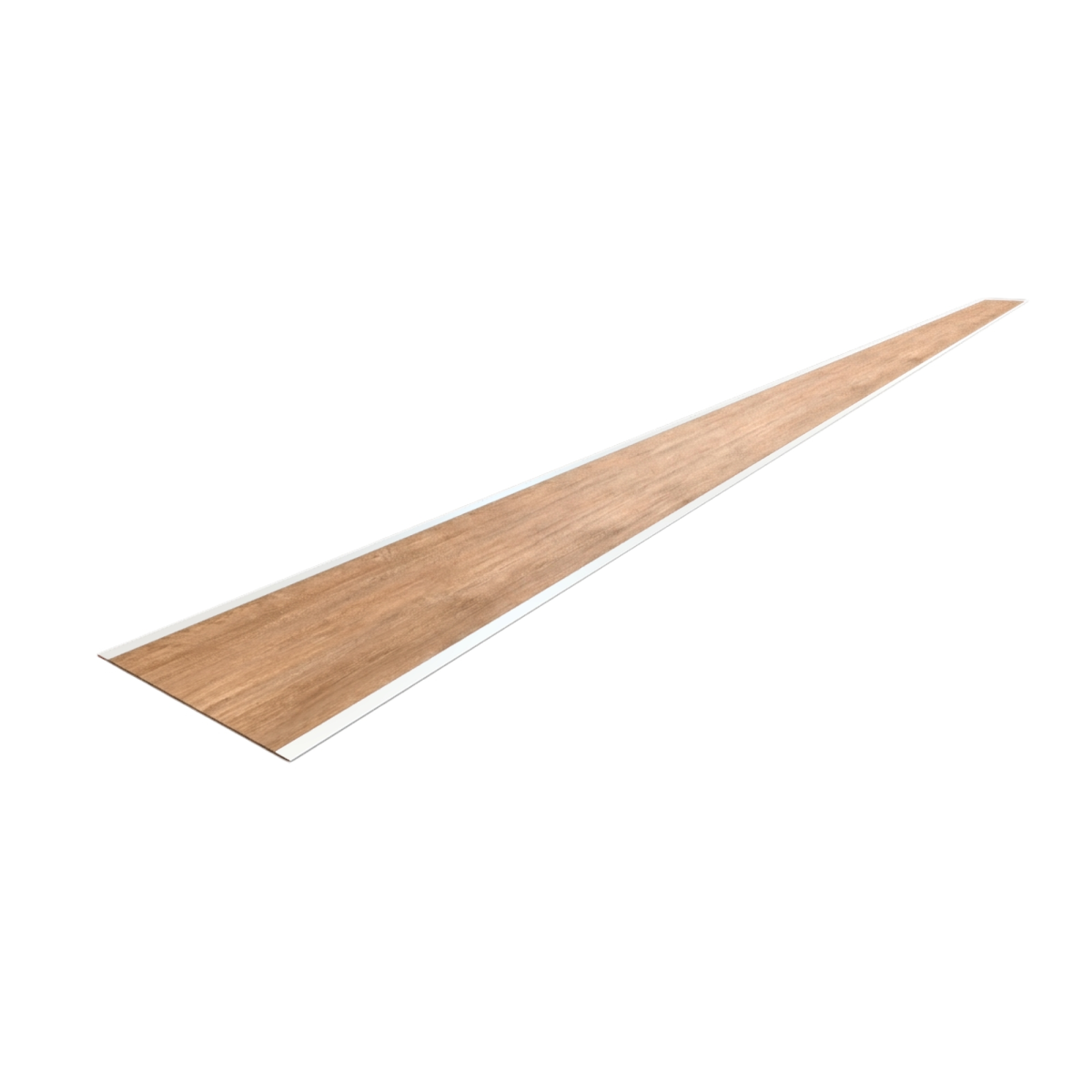Jonction de tôle plane finition Chêne Blanchi 3D
