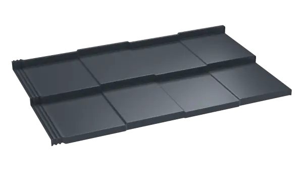 Savanna - Panneaux de toiture modulaire imitation tuiles Gris Graphite Mat