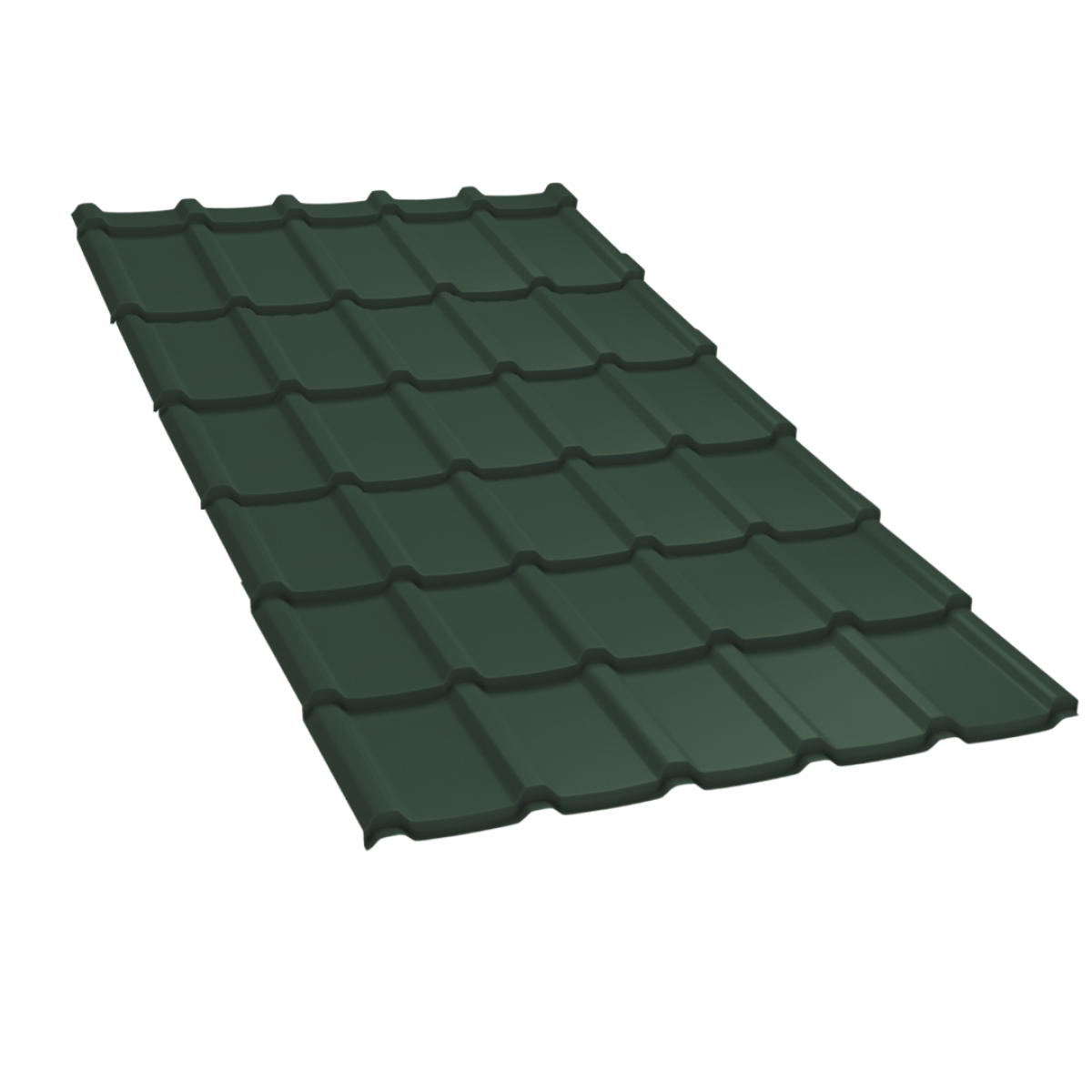 Tôle imitation tuile Allano Vert mat