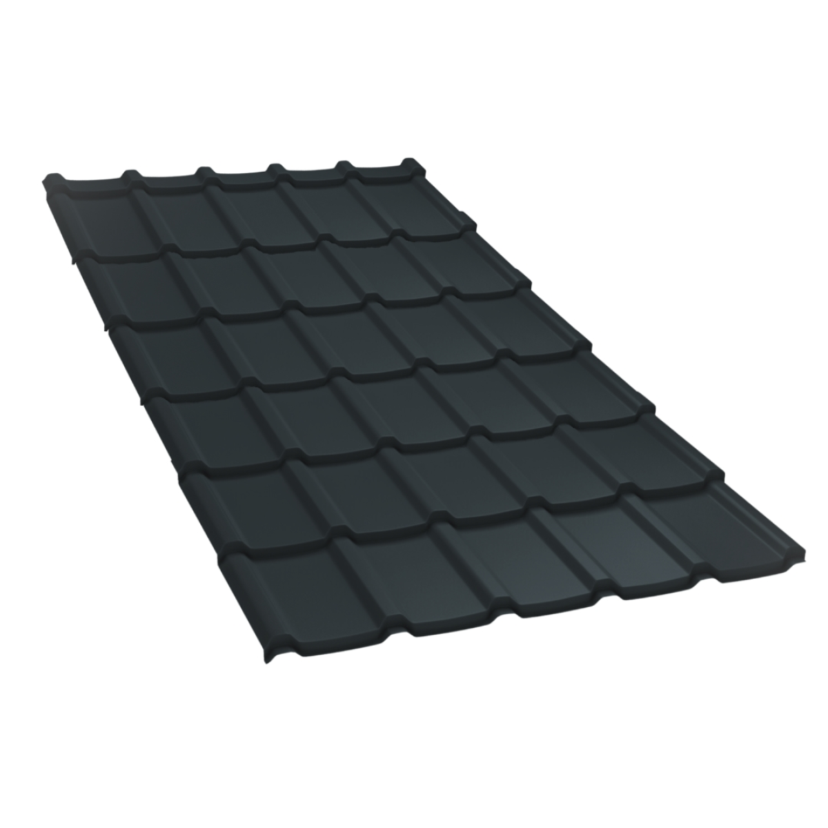 Tôle imitation tuile Allano Gris Anthracite mat