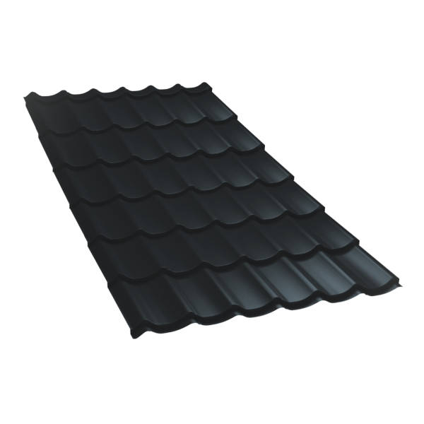 Tôle imitation tuile Vello Gris Anthracite mat - 4