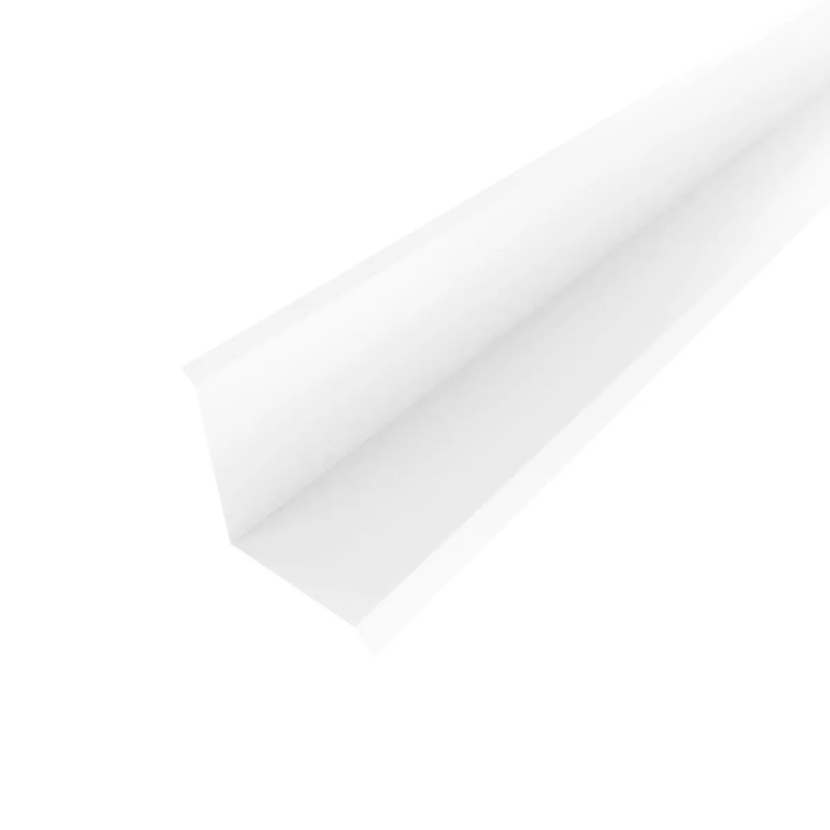 Solin de toiture Blanc brillant