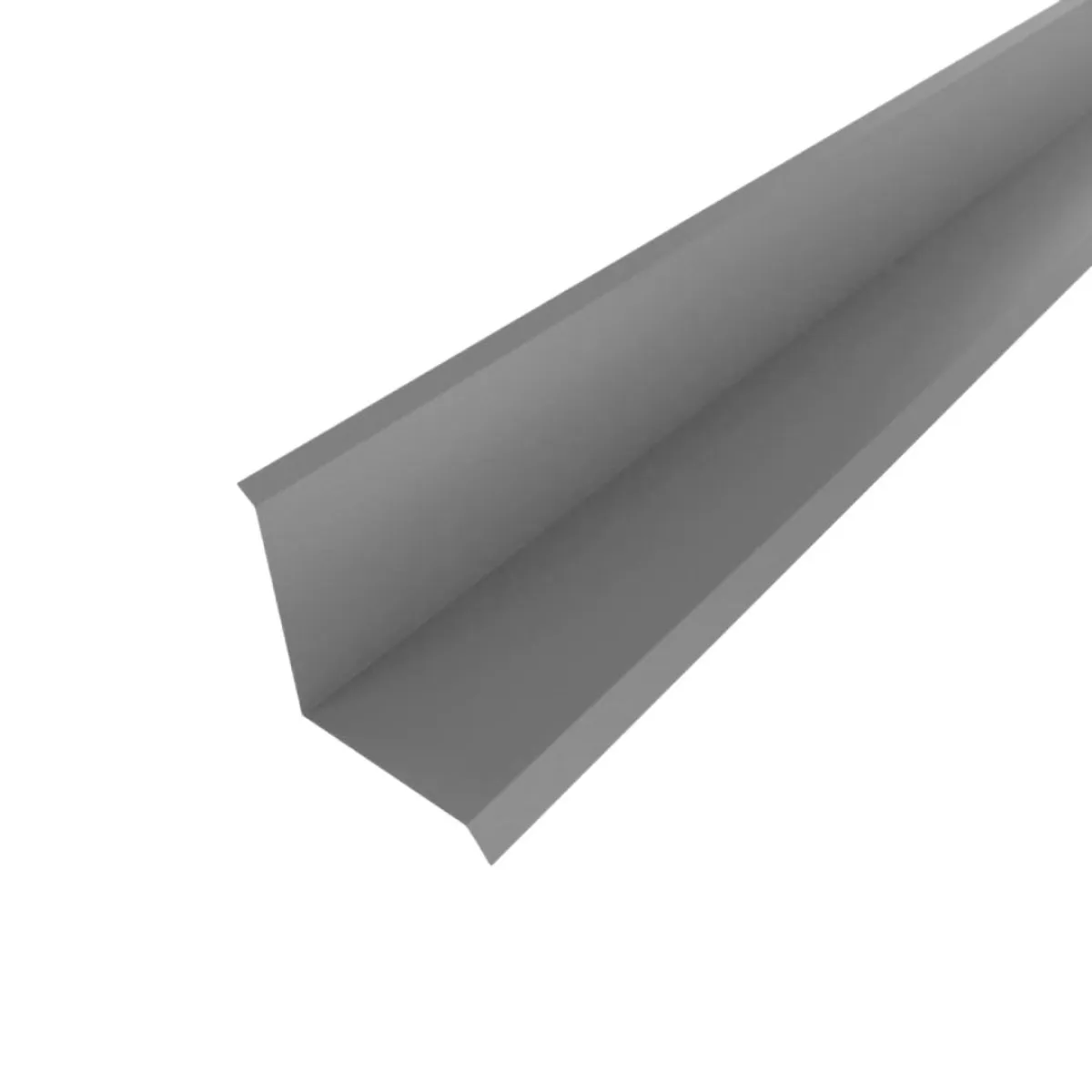 Solin de toiture Gris Clair brillant