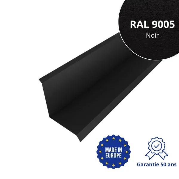 Solin de toiture Noir mat - 1