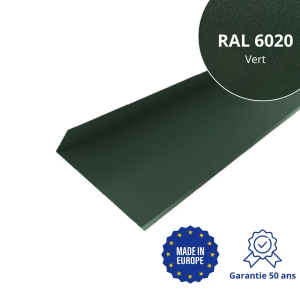 Solin de haut de cheminée Vert mat - 1
