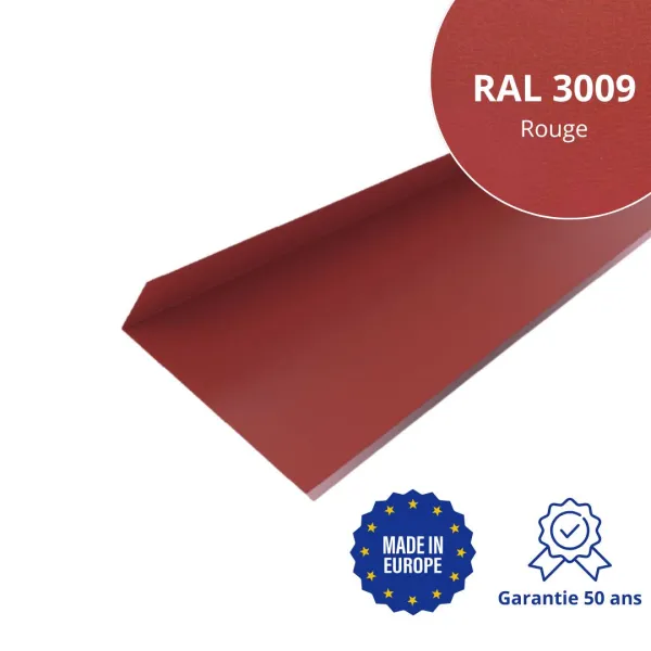 Solin de haut de cheminée Rouge mat - 1
