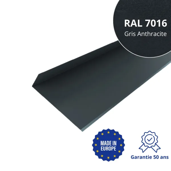 Solin de haut de cheminée Gris Anthracite mat - 1