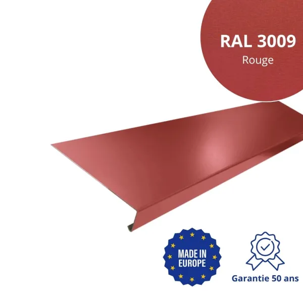 Appui de fenêtre Rouge mat - 1