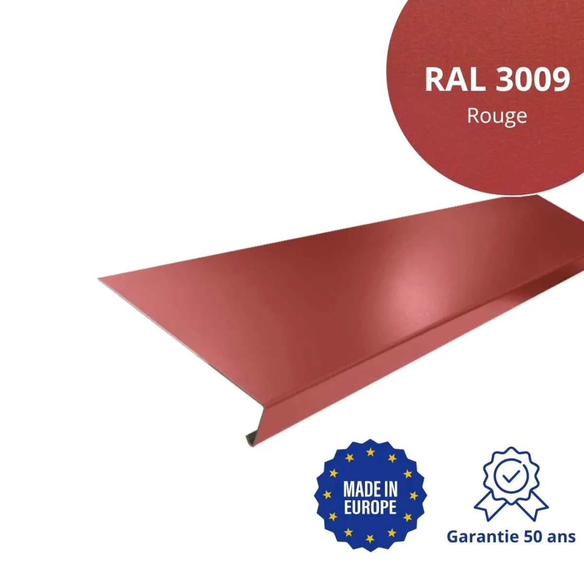 Appui de fenêtre Rouge mat