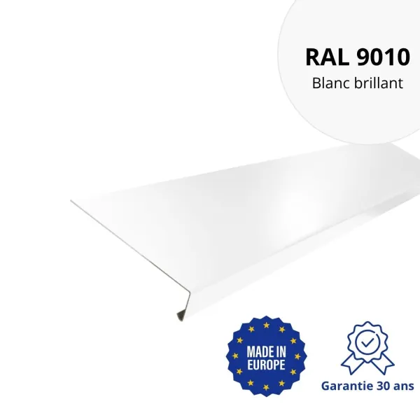 Appui de fenêtre Blanc brillant - 1