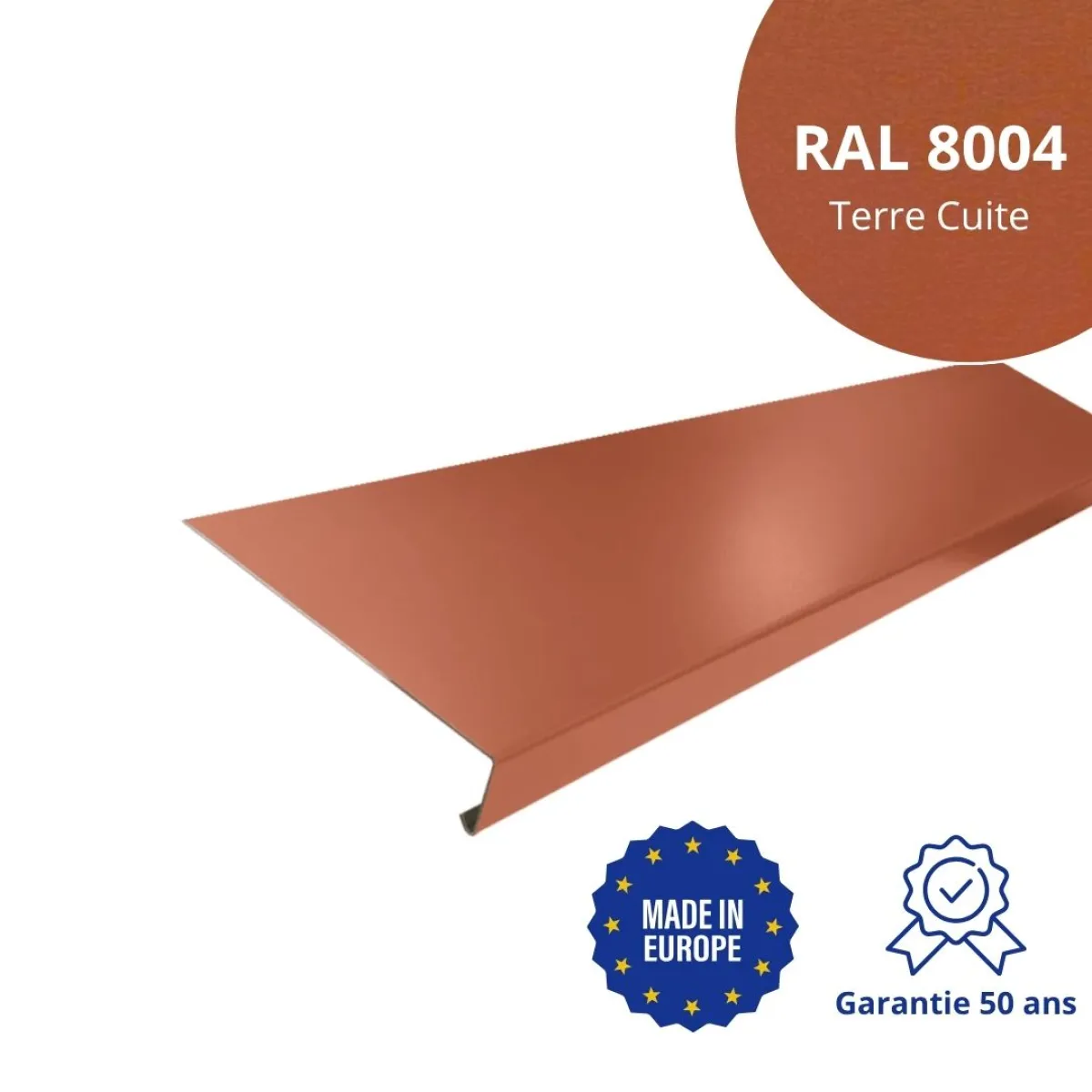 Appui de fenêtre Terre Cuite mat