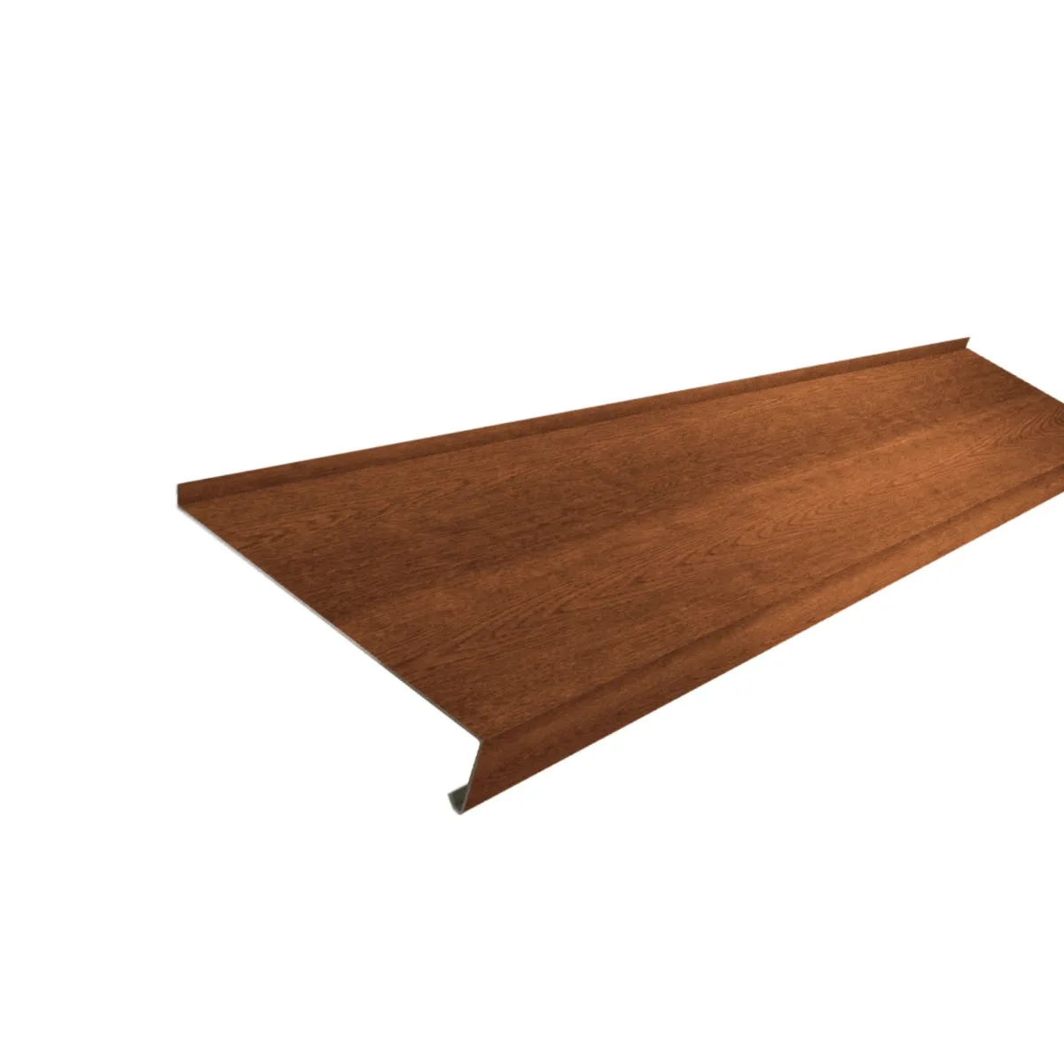 Appui de fenêtre avec rebord Chêne Doré 3D