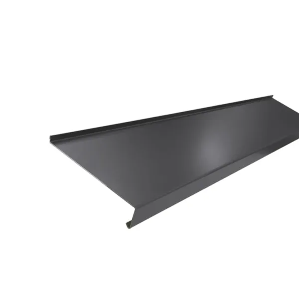Appui de fenêtre avec rebord Gris Graphite mat - 4