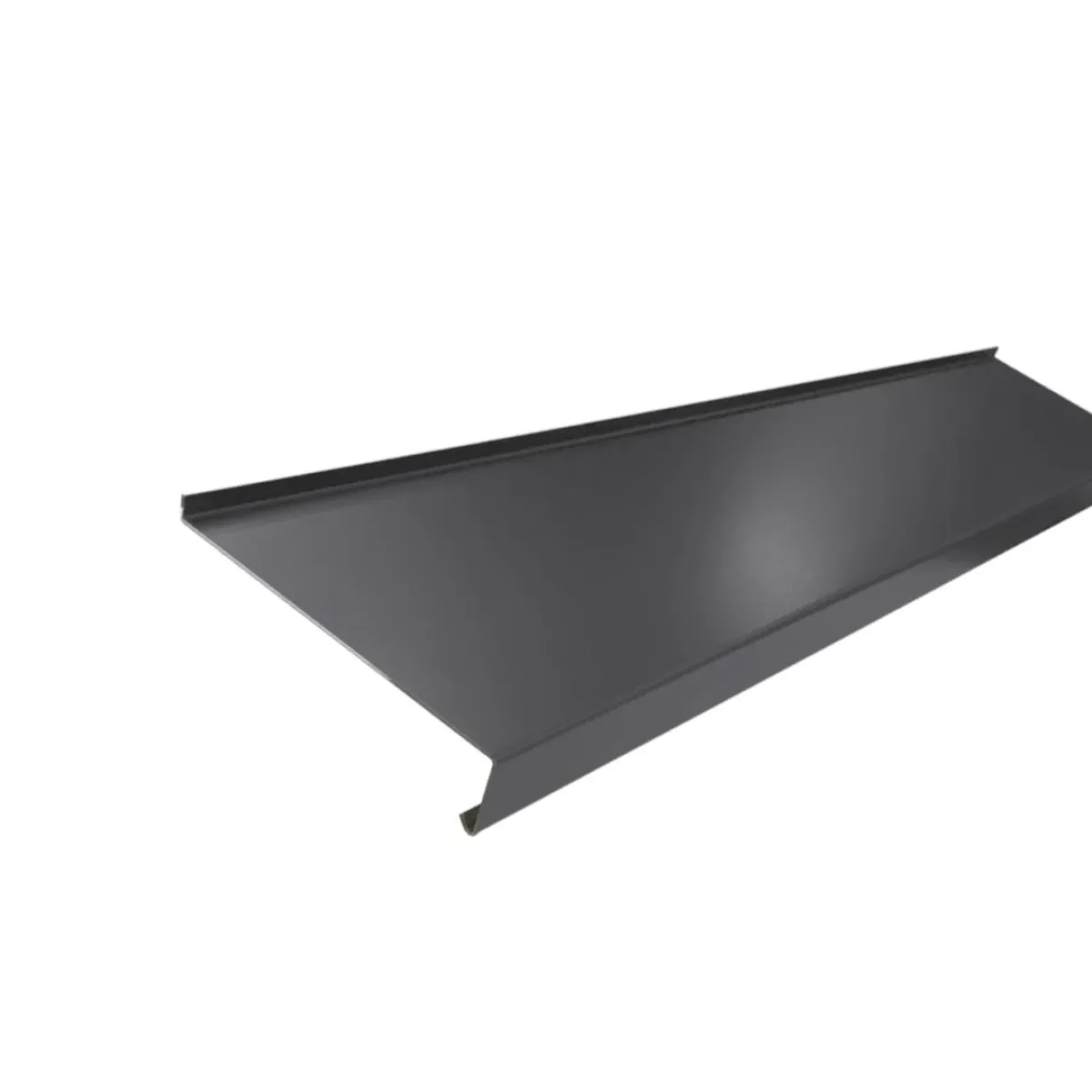 Appui de fenêtre avec rebord Gris Graphite mat