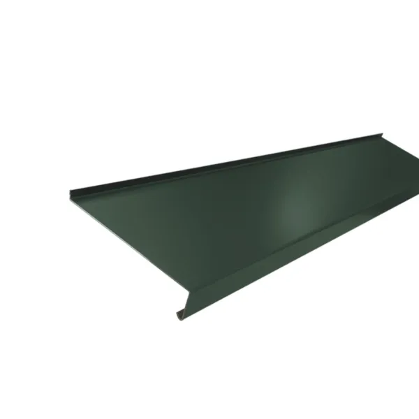 Appui de fenêtre avec rebord Vert mat - 4