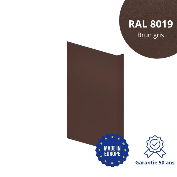 Habillage de tableau Brun Gris mat - 1