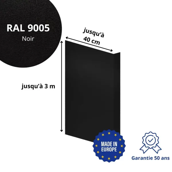 Habillage de tableau Noir mat - 2