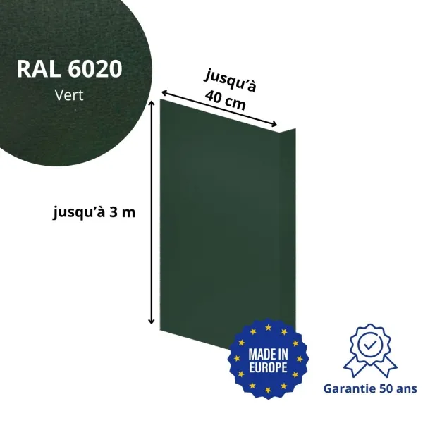 Habillage de tableau Vert mat - 2