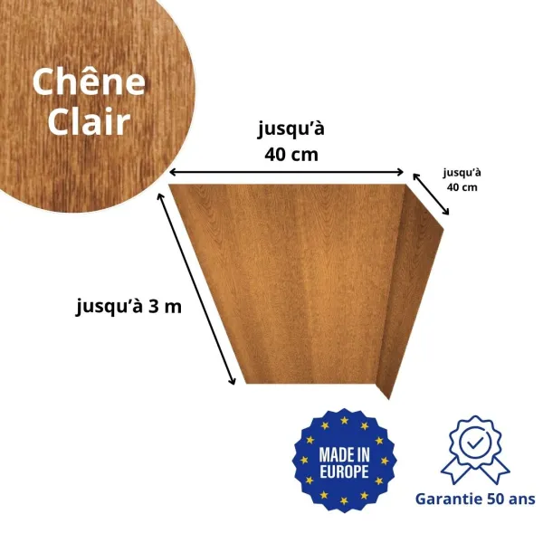 Habillage de linteau Chêne Clair 3D - 2