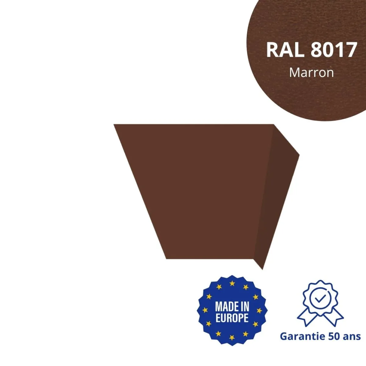 Habillage de linteau Marron mat
