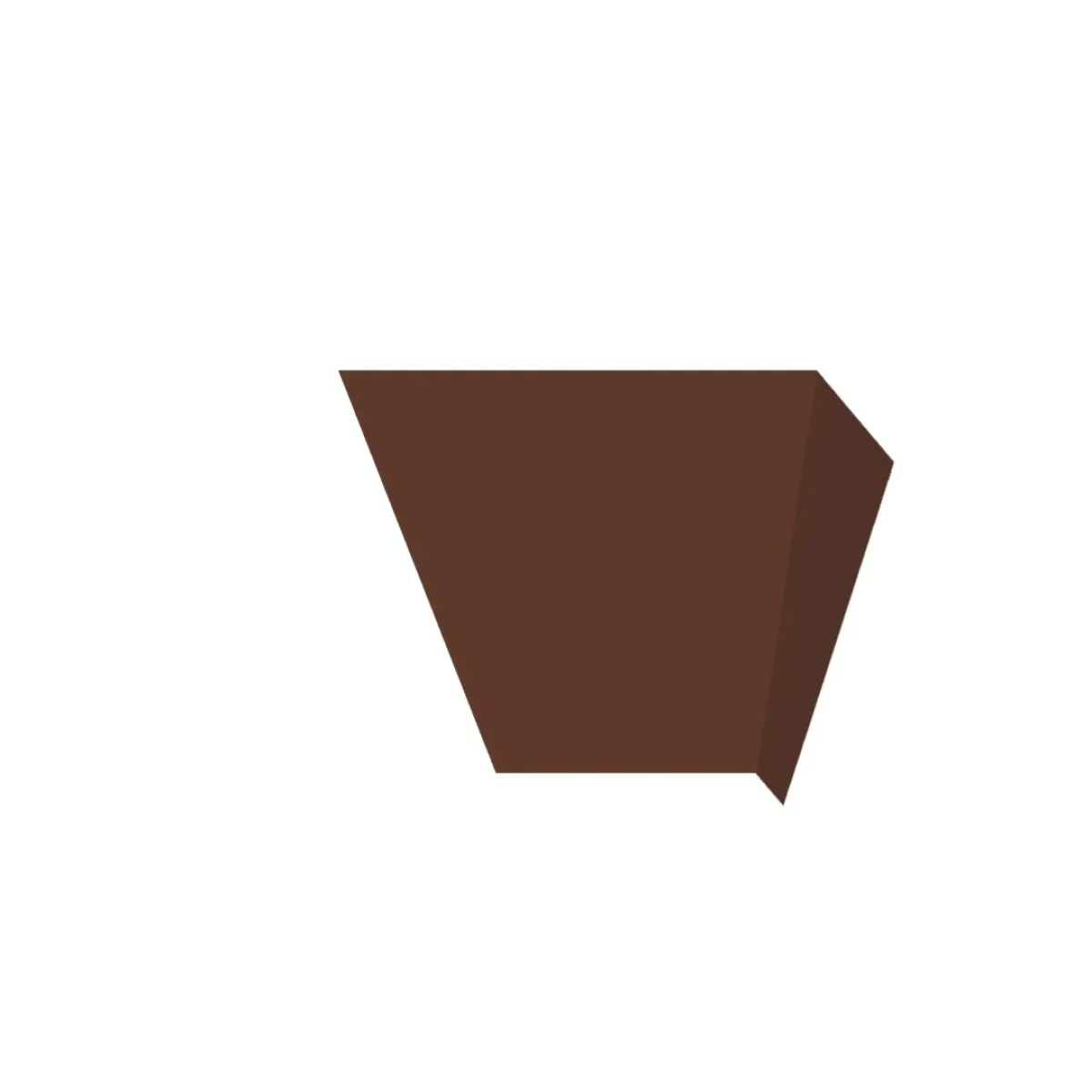 Habillage de linteau Marron mat
