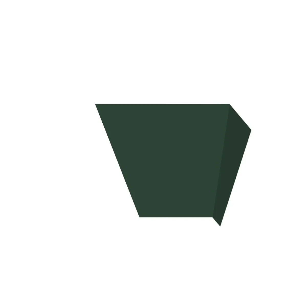 Habillage de linteau Vert mat