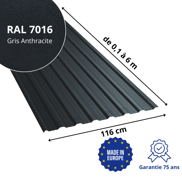 Tôle de toiture bac acier en aluminium Aviga - 5
