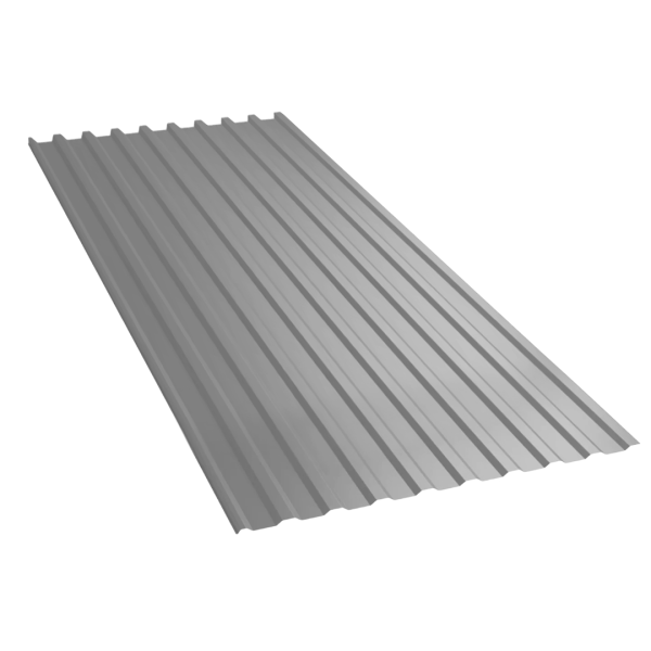 Tôle de toiture bac acier Medio Gris Clair brillant - 4
