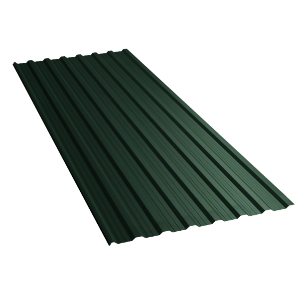 Tôle de toiture bac acier Vigo Vert mat - 4