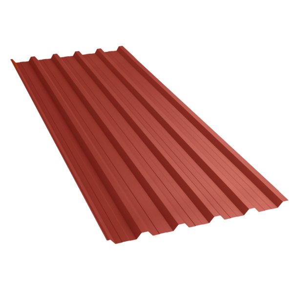 Tôle de toiture bac acier Alto Rouge mat | VPV Direct