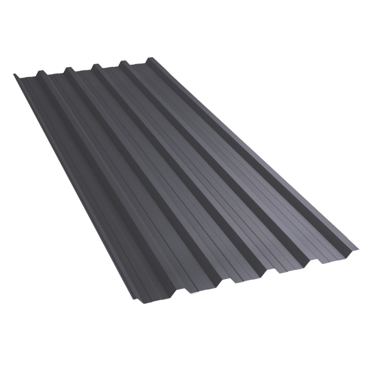 Tôle de toiture bac acier Alto Gris Graphite mat