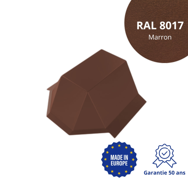 Extrémité de faitière bac acier - 8