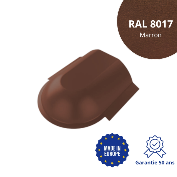 Extrémité de faitière arrondie - 8