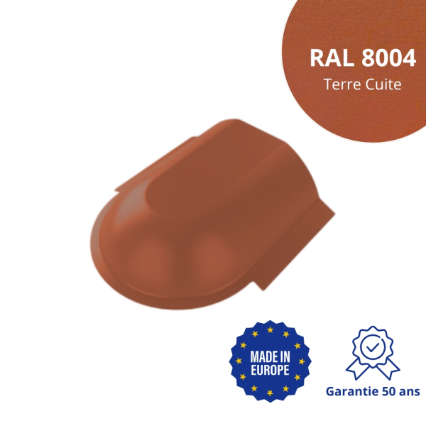 Extrémité de faitière arrondie - 3